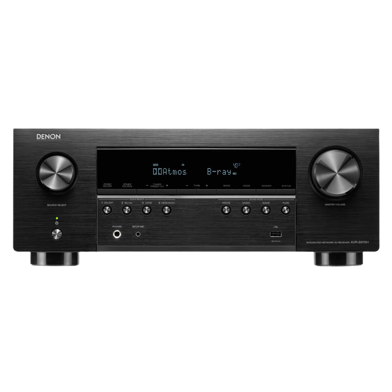 ������DENON��AVR-S970H ���칦�Ż�����5.1/7.1����8Kȫ������ͥӰԺAV���ʹ��ʷŴ�������DSD�������� 4658Ԫ(������)