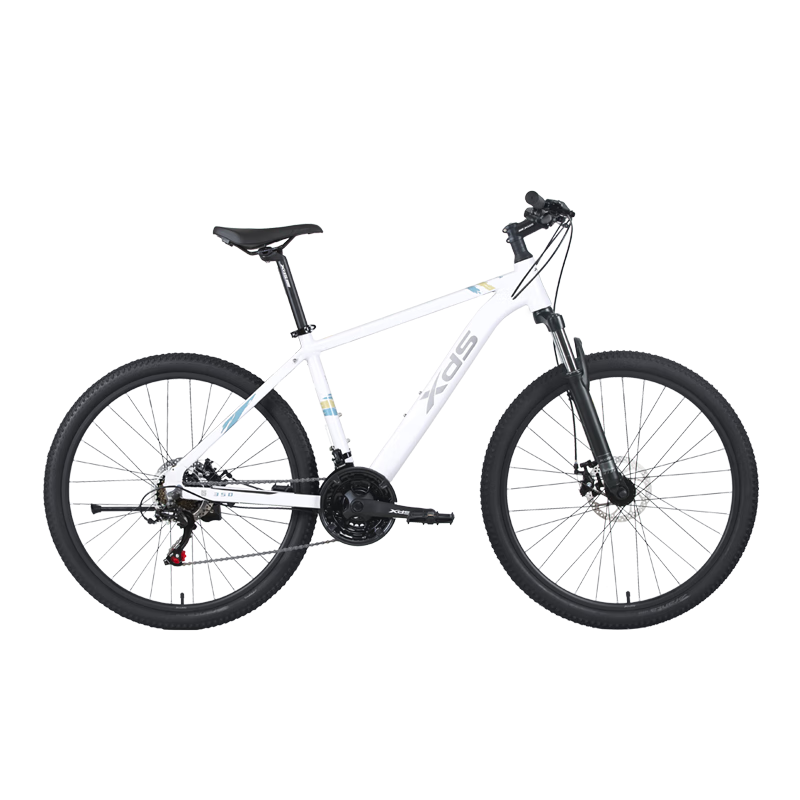 喜德盛山地自行车黑客350变速车 21速 （京仓发货） 白灰色 25款 17寸 1099元