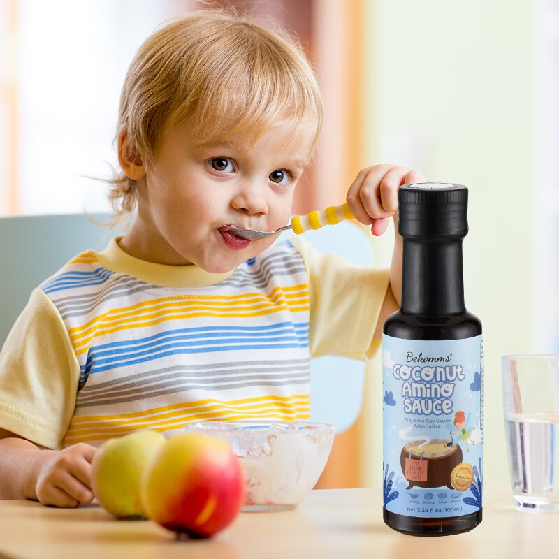 贝科姆（Bekomms）椰子酱油儿童宝宝减盐酱油无添加无麸质儿童1岁2岁拌饭调味汁 椰子酱油 250ml 3瓶