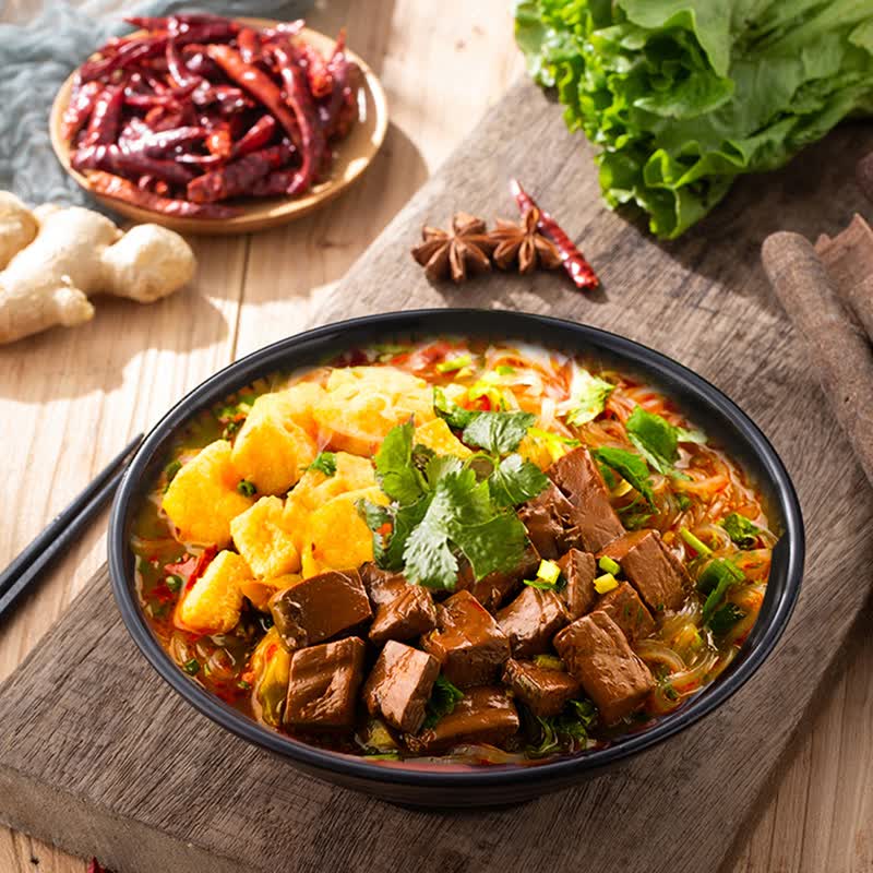 赖记鸭血粉丝汤150g*6桶装方便速食南京风味粉丝宿舍零食即食小吃