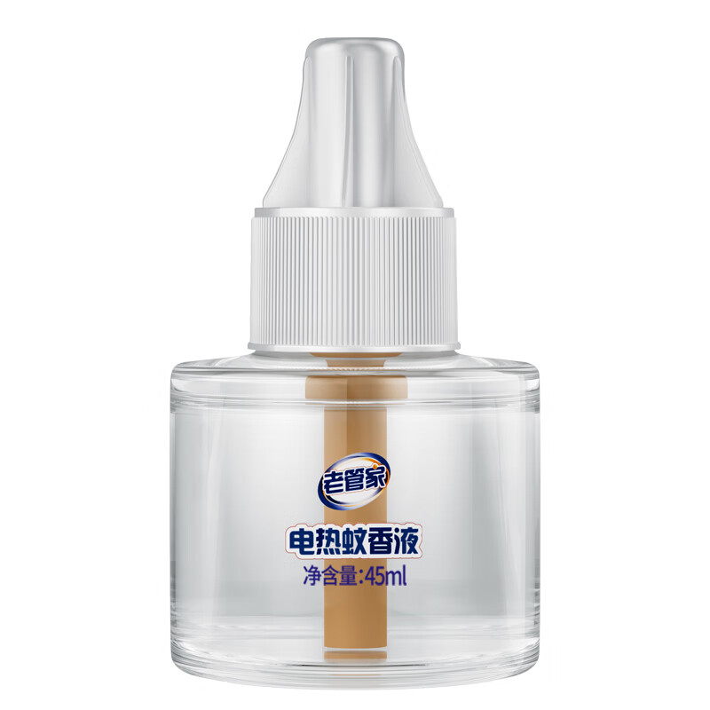 老管家电热蚊香液驱蚊液器无味婴儿孕妇非无毒家用灭蚊补充插电式 【独居套装】1器4液