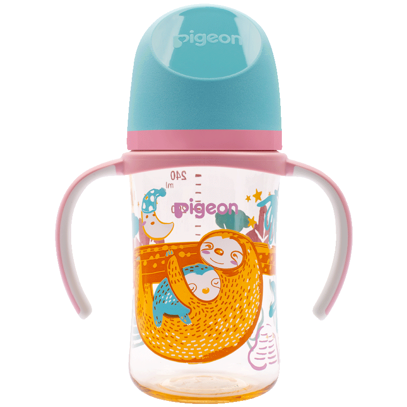 88vippigeon贝亲奶瓶婴儿宽口径ppsu奶瓶80330ml1支自然实感第3代