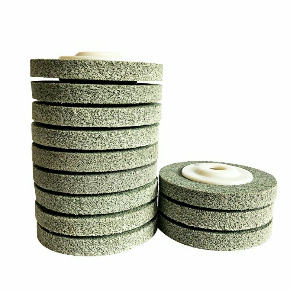 君闵 石材抛光片大理石磨光片海绵抛光轮干抛片石材抛光磨片尼龙抛光