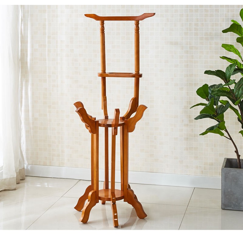 【闪电发货】洗脸盆架子落地浴室脸盆实木古典落地面盆架洗脸架子脸盆