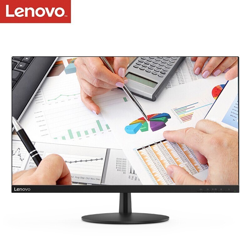 联想（Lenovo） 家用商用办公电脑显示器宽屏LED电脑液晶显示器收银台财务税务外接显示器 D27  27英寸（HDMI+VGA接口）