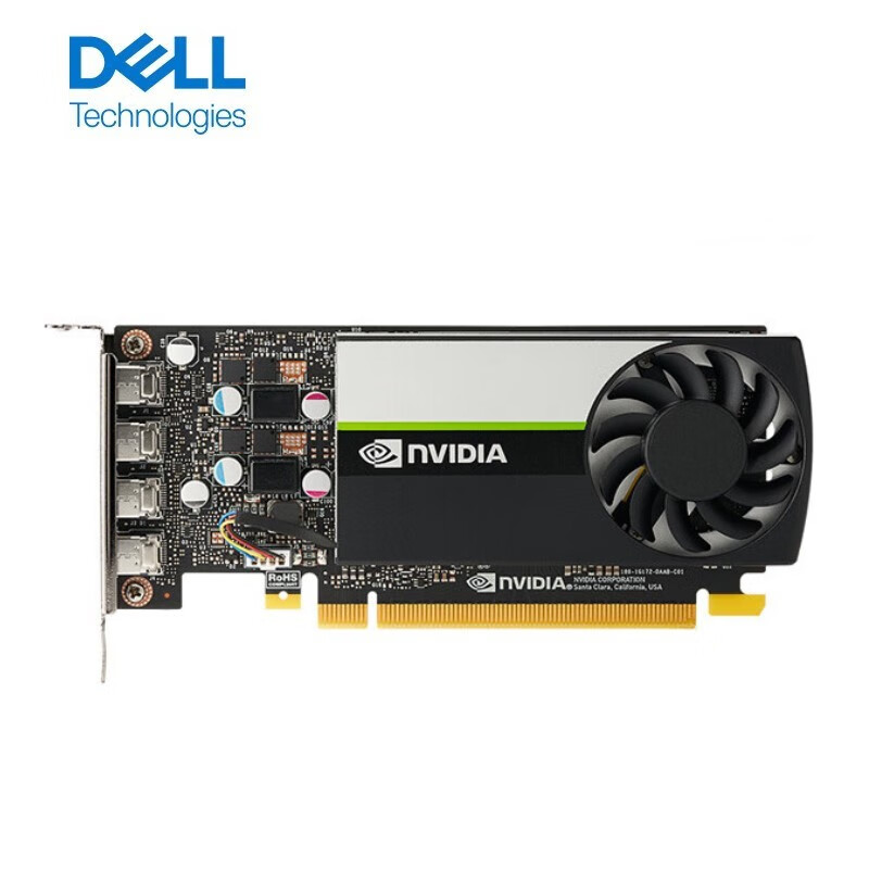 戴尔(dell)服务器工作站显卡专业图形视频处理高性能计算 nvidia t