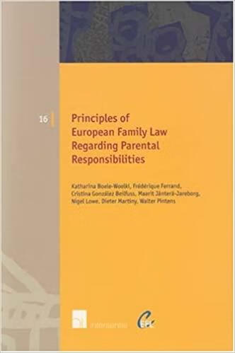 预订 principles of european family law regarding parental