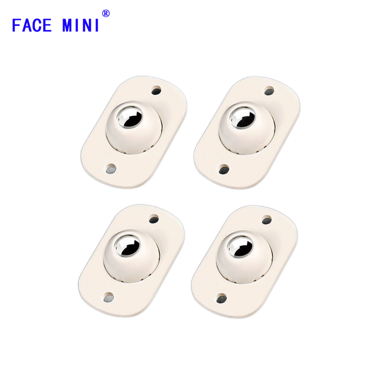facemini lrt-65 可粘贴万向滑轮 脚轮转椅滚轮小车轮免打孔床底收纳