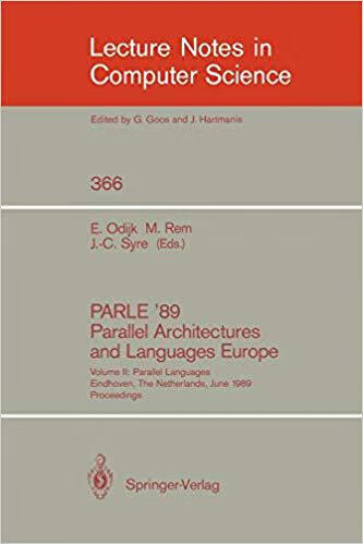 预订 parle 89 - parallel architectures and languages europe