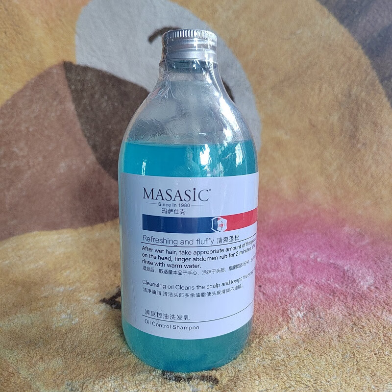 玛萨仕克(masasic)净爽控油洗发乳丰盈蓬松发根清洁养护头皮植物无
