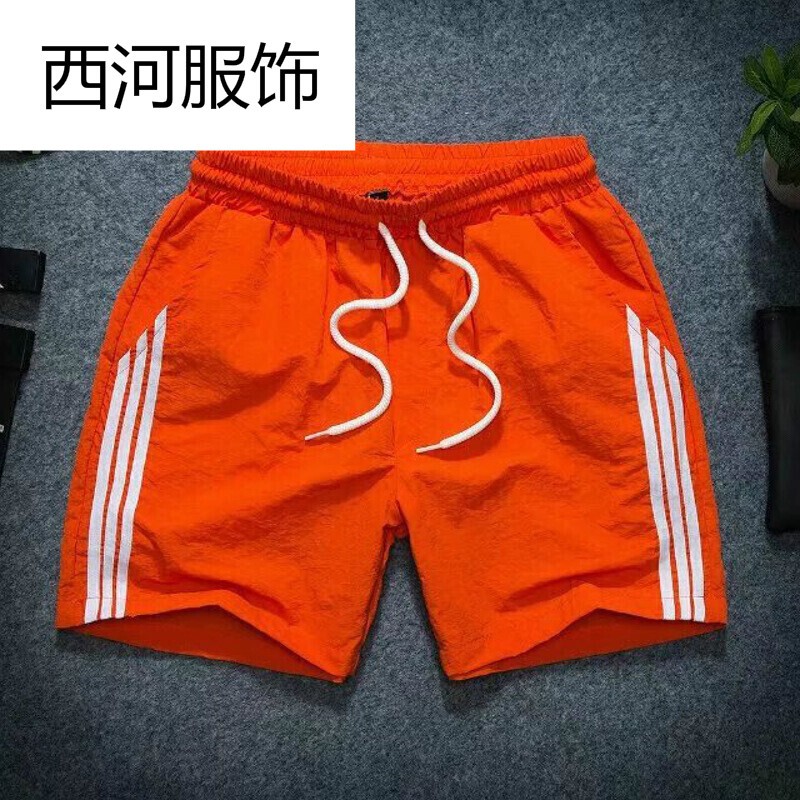 休闲热裤子男装三分裤跑步裤头大童套装超短裤速干休闲夏天男孩紧身裤
