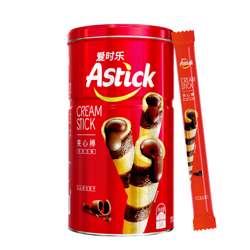 爱时乐巧克力味夹心棒价格走势及口感评测|饼干蛋糕历史价格查询方法