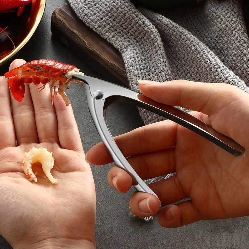 乐宏骏剥小龙虾神器304不锈钢开虾背挑虾线工具吃虾剥皮皮虾壳小 剥虾