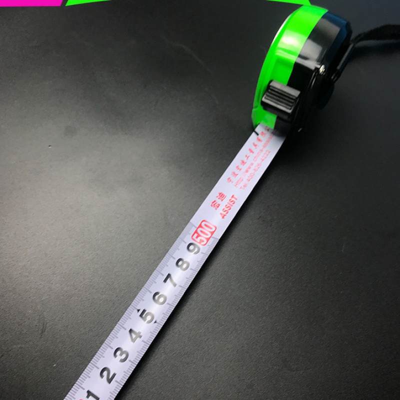 卷尺5米加厚耐磨高精准极小款米尺木工卷尺5.5米8米盒尺 宏迪82款 5.