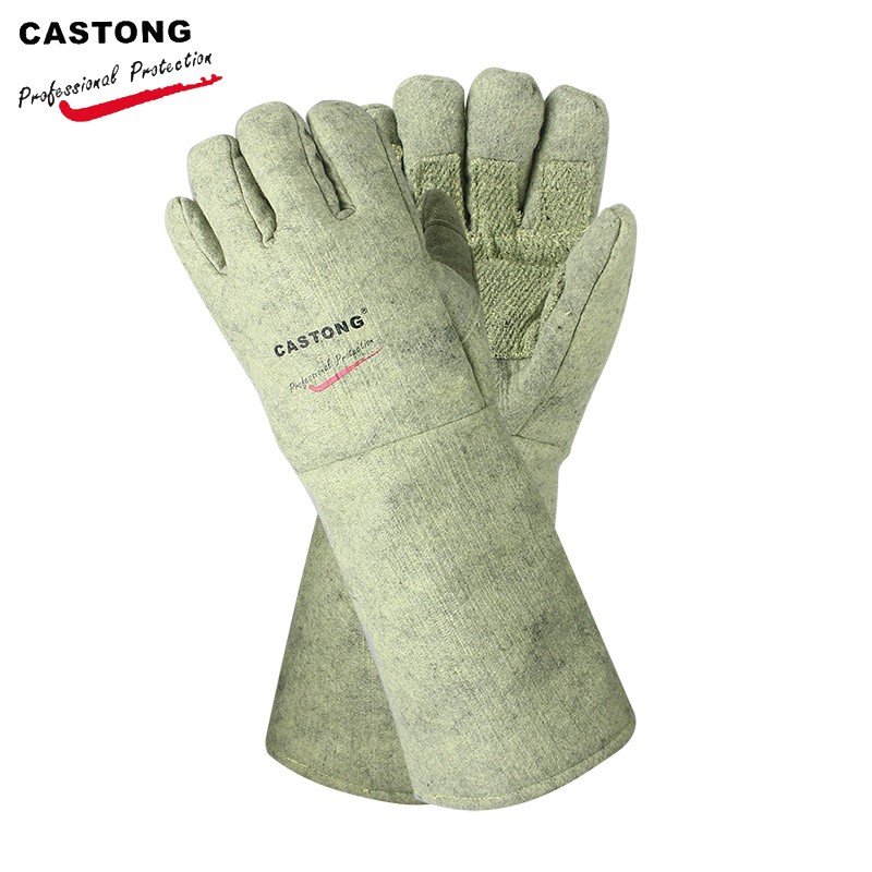 CASTONG卡司頓 ABG-5T-45耐高溫手套500℃隔熱阻燃勞保加厚防燙