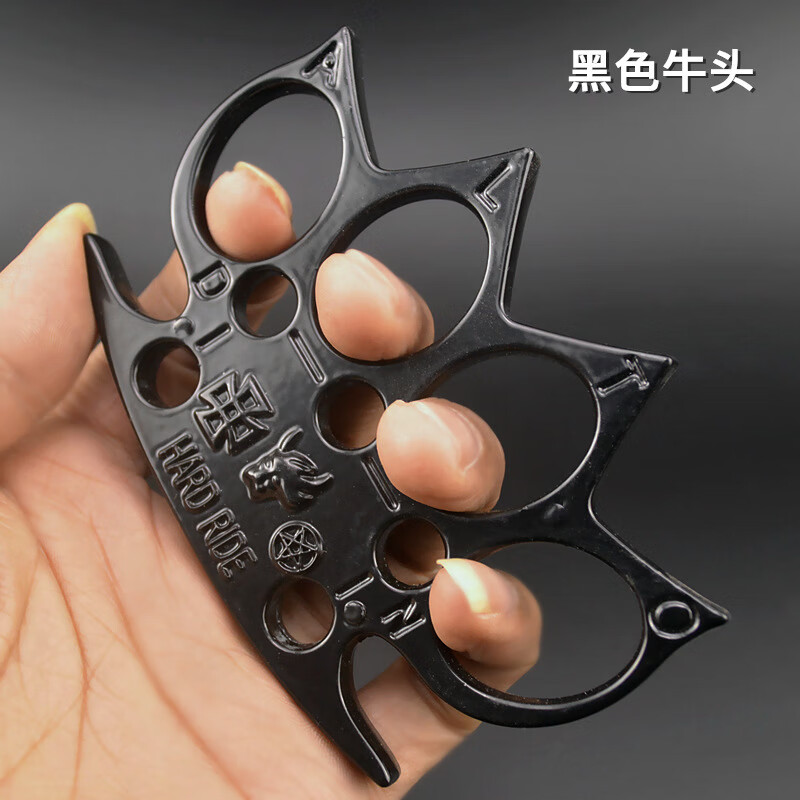 跨境牛头武术手环四指拳套手扣拳扣指虎户外防身edc 工指环指虎指