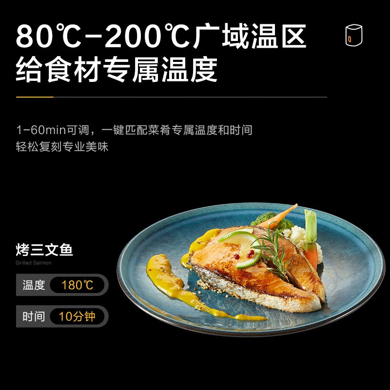 松下（Panasonic） 空气炸锅5L大容量HC500无油多功能家用空气炸锅透明可视低脂空气电炸锅煎炸锅全自动空气炸锅 NF-HC500-S 5L