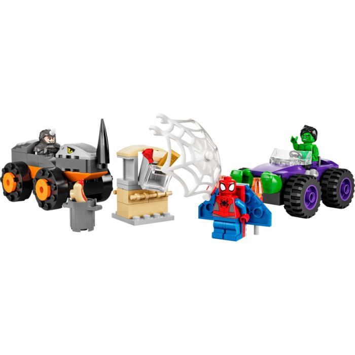 乐高(lego)积木拼装玩具10782儿童4岁 绿巨人与犀牛卡车决战 男孩