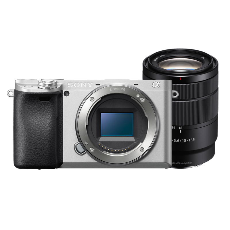 SONY 索尼 Alpha 6400M APS-C画幅 微单相机 银色 E 18-135mm F3.5 OSS 变焦镜头 单头套机