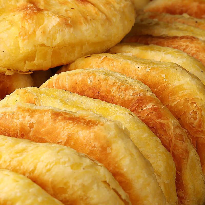 哺食旺哈尔滨烧饼东北老式油盐饼零食特产传统糕点早餐 咸香口味6个