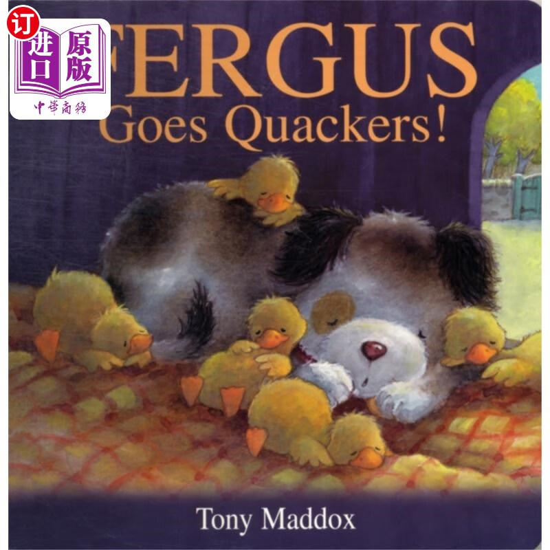海外直订fergus goes quackers