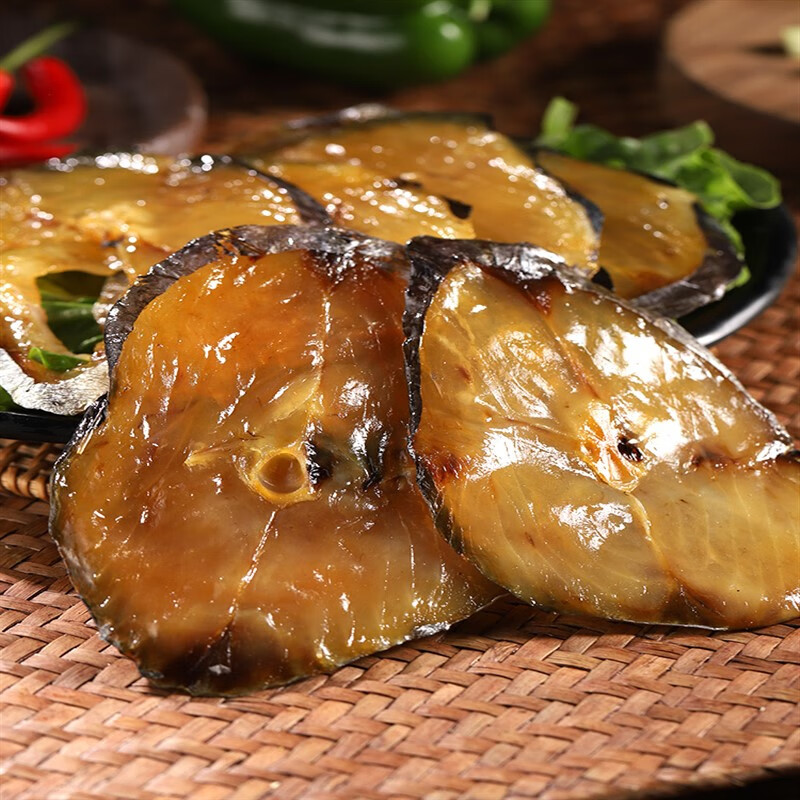 时寐温州特产马鲛鱼干500g新鲜晒制大马鲛鱼咸鱼切片海鱼鲅鱼海鲜干货