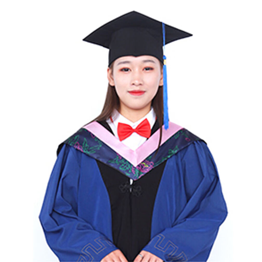 古跃鸿毕业典礼毕业照学士服毕业礼服硕士研究生文理工医农科学士服