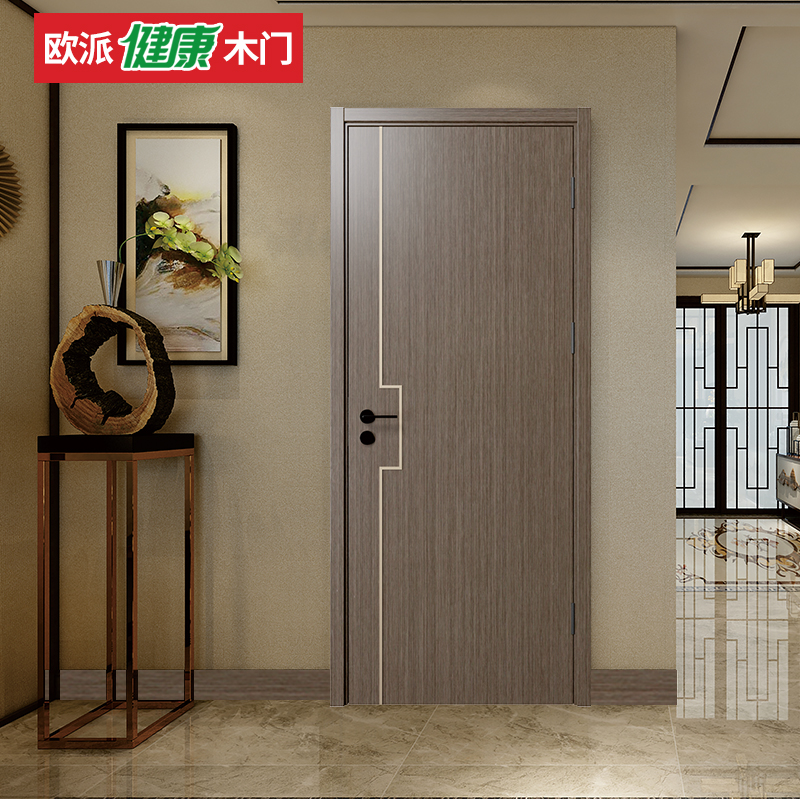 歐派木門(mén) 免漆復合門(mén)室內門(mén)臥室門(mén)套裝門(mén) OPMA-2402J 豪華版（實(shí)木填充多色可選）