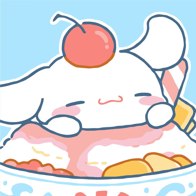 霸蓝儿童diy数字油画手绘填色动漫卡通蛋仔派对 20*20cm满4个 5号