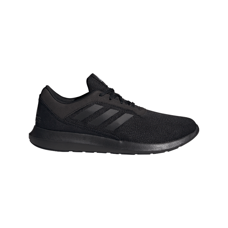 adidas 阿迪达斯 Coreracer 男子跑鞋 FX3581 黑色/白色 42.5