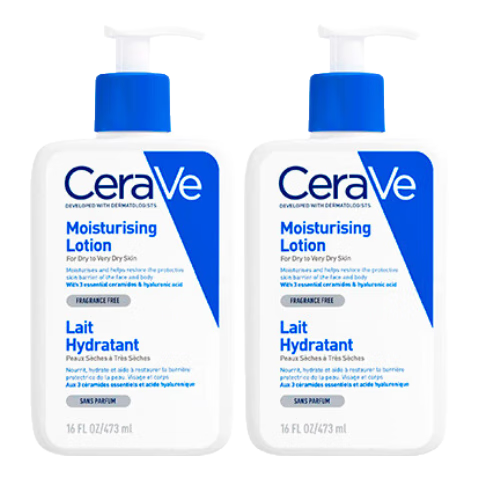 適樂膚（CeraVe）C乳保濕乳液補水面霜護(hù)膚品女修護(hù)神經(jīng)酰胺舒緩維穩(wěn)禮物送禮 【長效保濕】C乳 473ml *2