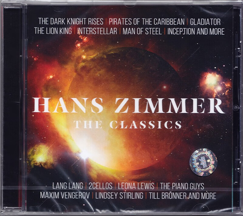 【中图音像】Hans Zimmer 汉斯·季默经典电影配乐 原装进口 CD唱片碟