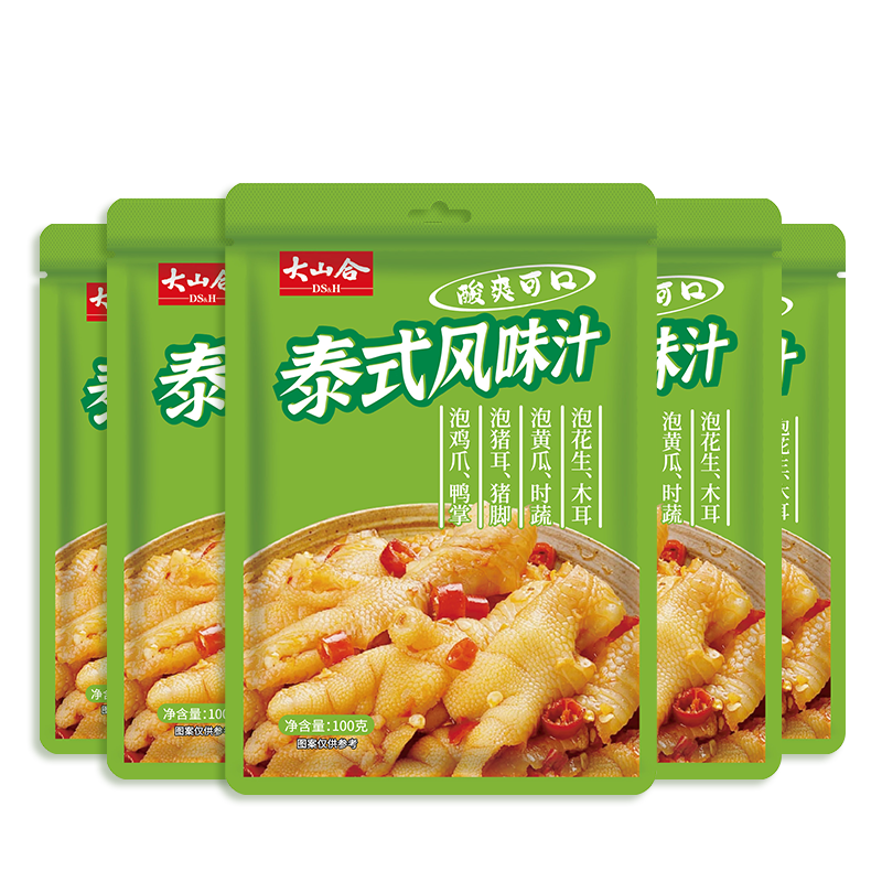 ��ɽ��̩ʽ��������֭100g*5�� �ݽ��޹Ƿ�צ���ʼ�צ��ζ����֭