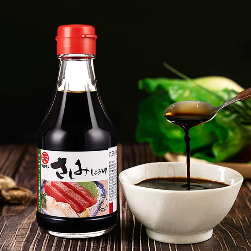 丸天日本酱油刺身酱油原装鱼生酿造酱油 200ml*2瓶组合