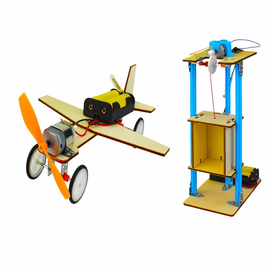 小学生科学实验小制作小发明自制创客作品手工diy电动科学物理材料小