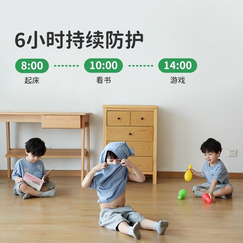 绿鼻子（green nose）植物精油防护贴儿童宝宝天然防护贴夏季户外防护送驱蚊贴驱蚊神器 梦幻独角兽 12贴 4包 12枚/包