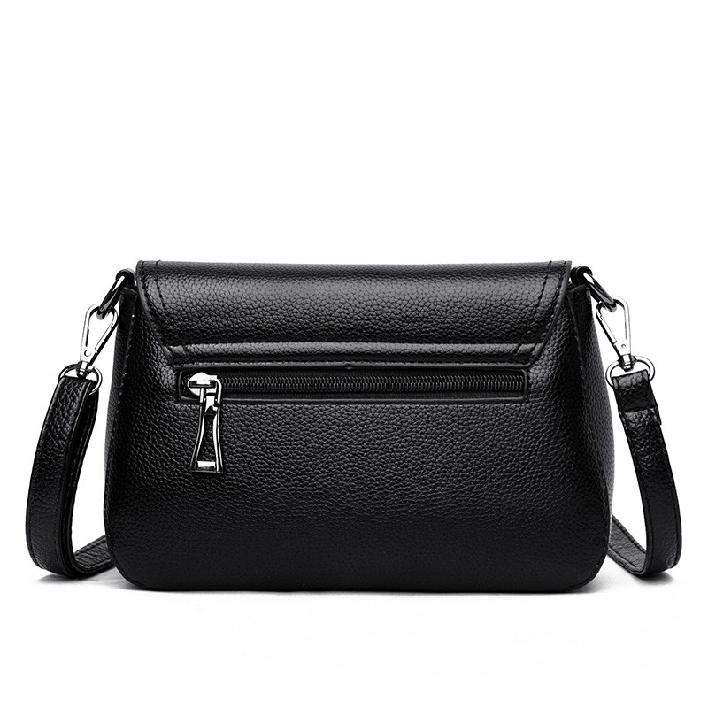 晶轼包包女包2025新款软皮单肩包女士休闲百搭中老年妈妈包斜挎包小包 绿色