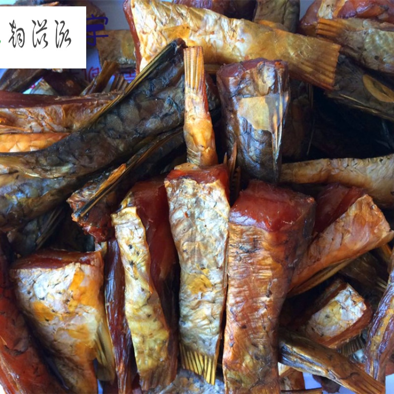 虎钢馋湖南特产 腊鱼尾 腊鲤鱼尾500g 腊干鱼尾巴 湖南特产腊鱼