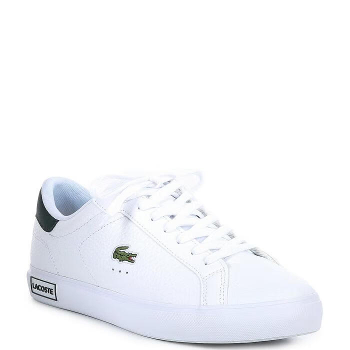 lacoste 法国鳄鱼奢侈品潮牌小白鞋经典款式鳄鱼男鞋极简主义风舒适