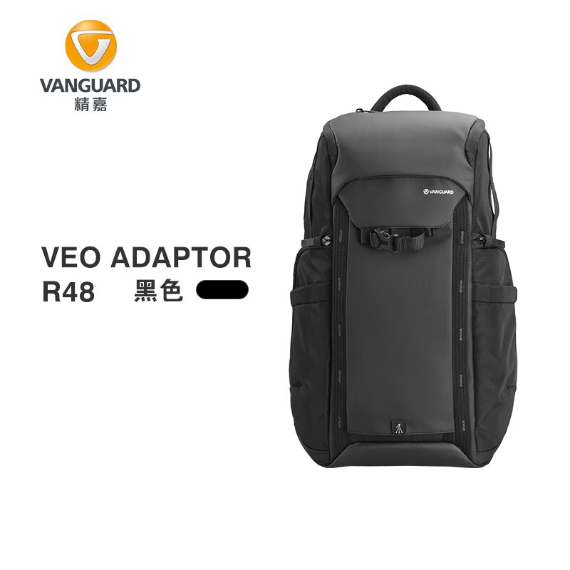 精嘉（Vanguard） VEO Adaptor 摄影双肩包单反微单佳能尼康相机包大容量相机背包 VEO ADAPTOR R48 BK