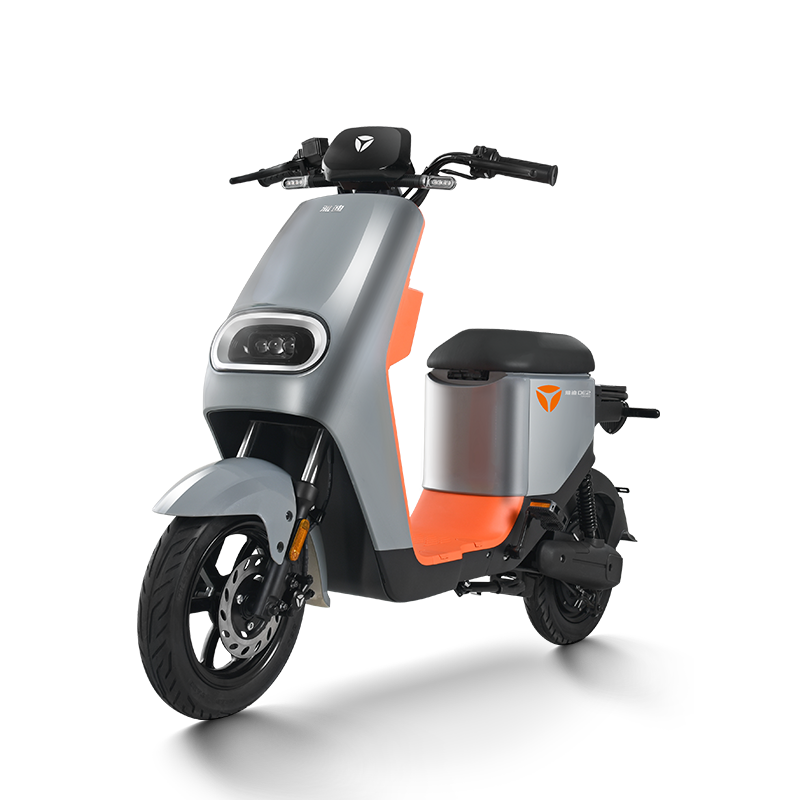 雅迪电动车de2 100新国标电动自行车可上牌48v24ah锂电电动车长续航