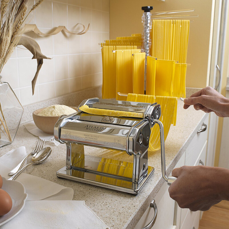 压面机意大利进口面条机家用手动分体式厨房10档可调可拆卸压面头