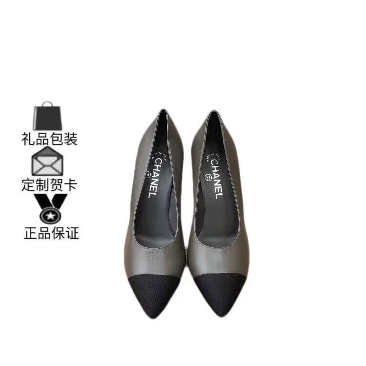 【二手99新】未使用 chanel 香奈儿(礼物) 经典珍珠高跟鞋 38