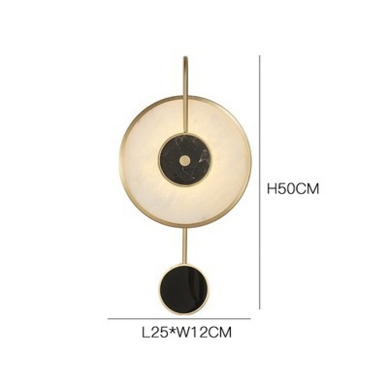 后现代客厅电视背景墙设计师创意卧室床头走廊装饰云石壁 铁艺 云石