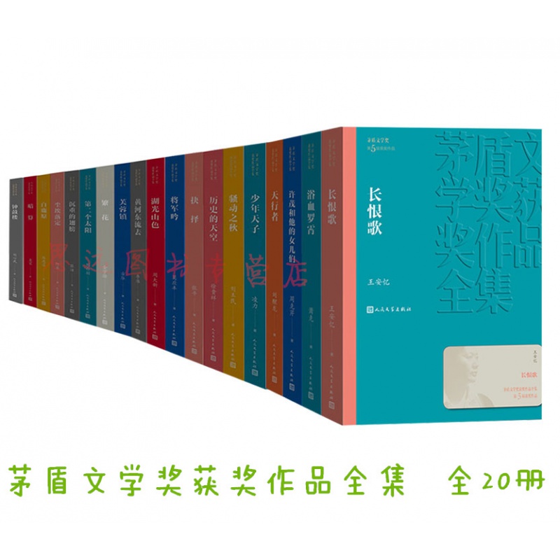 茅盾文学奖获奖作品全集全套20册白鹿原秦腔长恨歌抉择暗算繁花芙蓉镇第二个太阳湖光山色钟鼓楼矛盾文学奖 矛盾文学奖