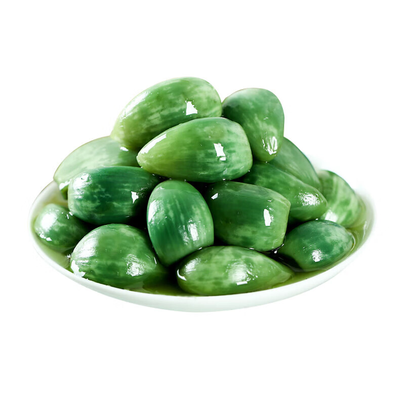 花仙笙(gearss)山东腊八蒜翡翠绿蒜250g*3袋下饭菜开味咸菜脆农家腌制