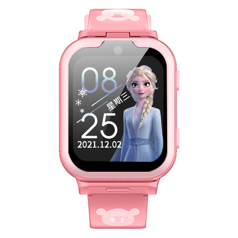 迪士尼(disney)儿童电话手表女孩智能定位通4g小学生多功能防水手表代