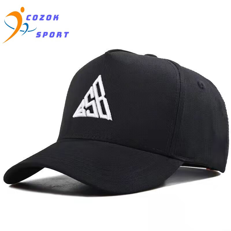 帽子男高顶帽时尚潮流刺绣防晒帽大帽围适合圆脸鸭舌帽显脸小 三角形