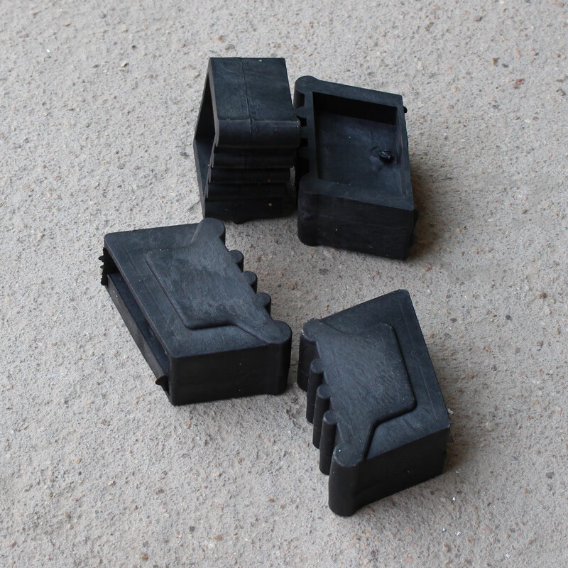 图力铝合金梯子脚垫铝梯配件橡胶防滑脚垫伸缩梯支架胶垫特厚加厚耐用