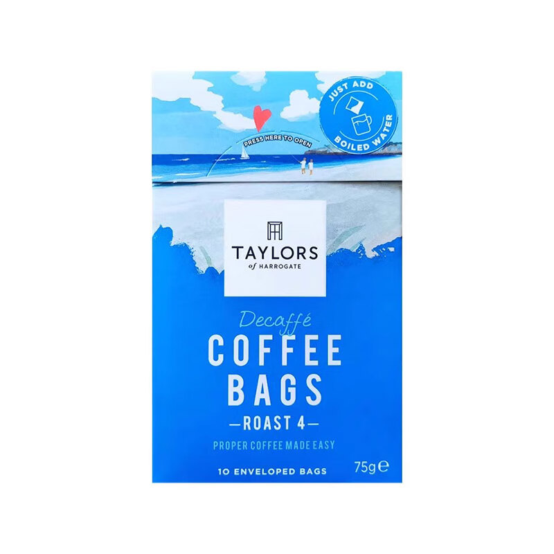 taylors of harrogatetaylors泰勒 低因醇酿袋泡研磨咖啡75g/盒装咖啡